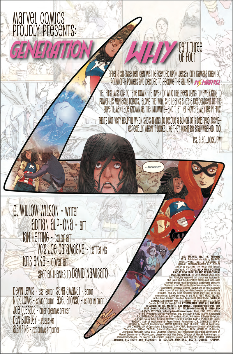 Illustration for article titled Exclusive Marvel preview: Kamala stands up for millennials in Ms. Marvel #10